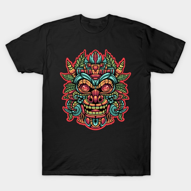 Monkey Mask T-Shirt by HappymanStudio